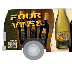 Four Vines Vehicle Wrap